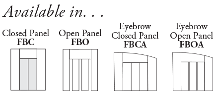 Framed Board-n-Batten Top Rail options